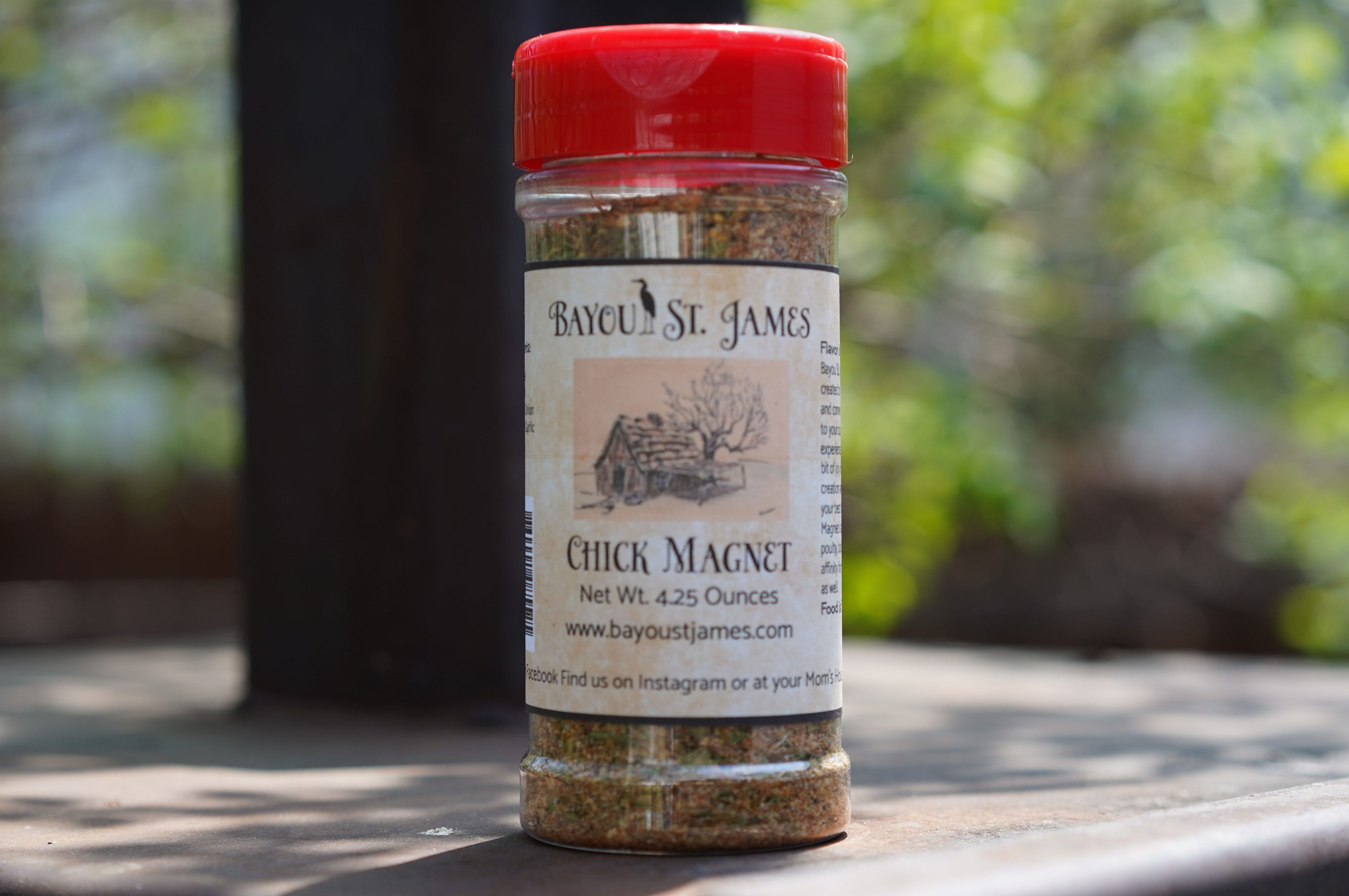 Bayou St. James Chick Magnet  Seasoning for chicken. Link to product page