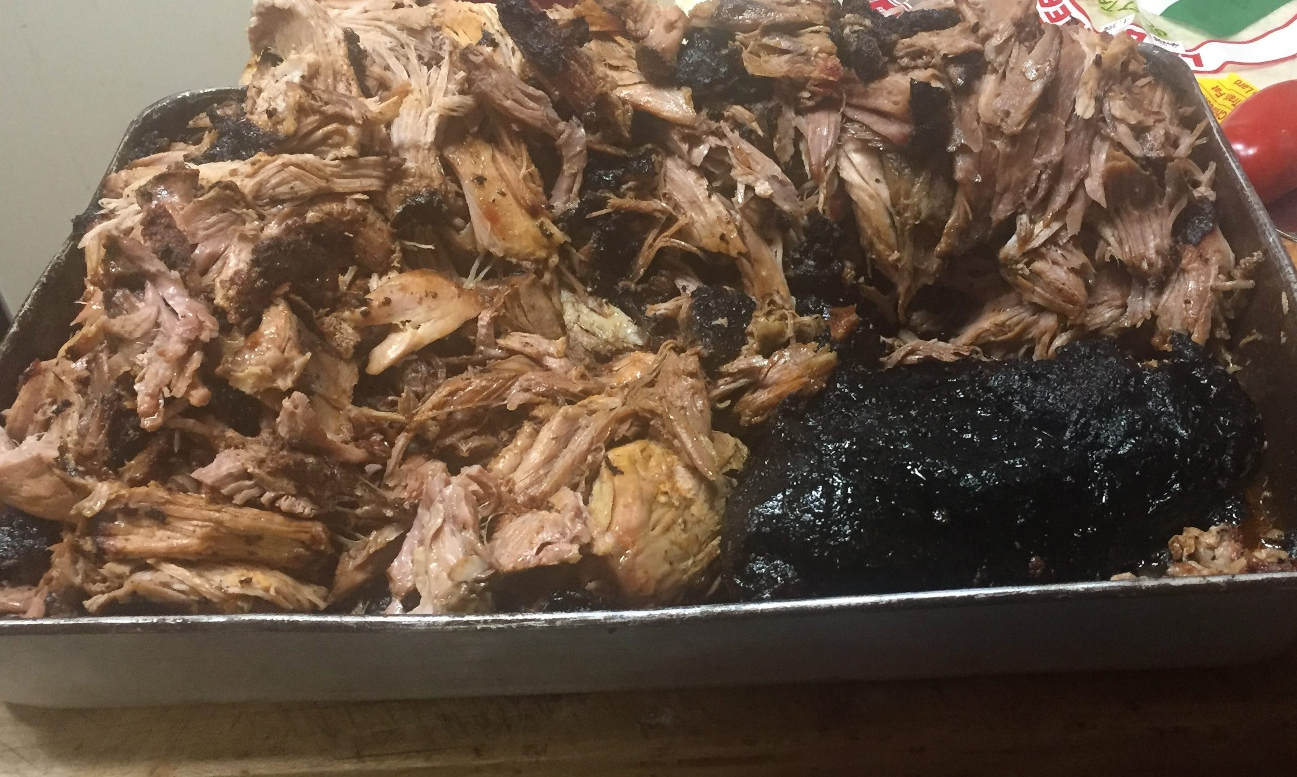 Smoked pulled pork