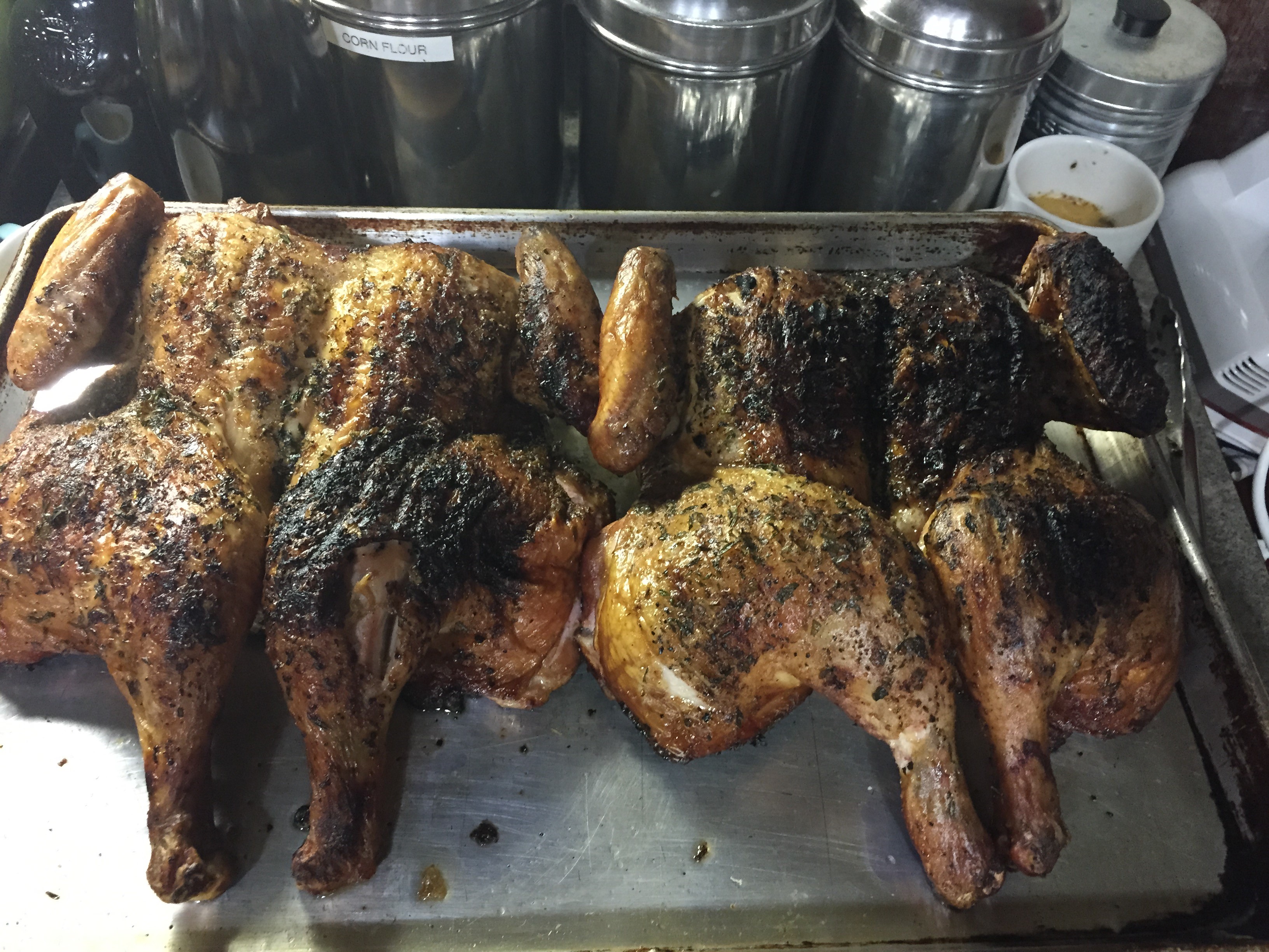 spatchcock chicken grilled